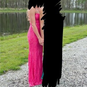 Size Small Pink Windsor Prom dress WORN ONCE